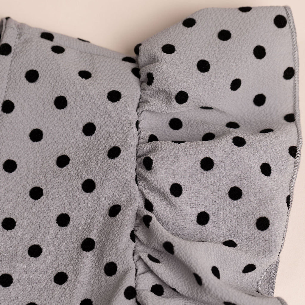 Polka Dot Maxi Wrap Dress