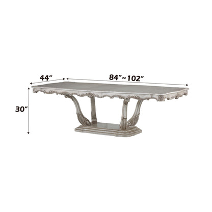 Gorsedd Dining Table with Removable Leaf - Gold