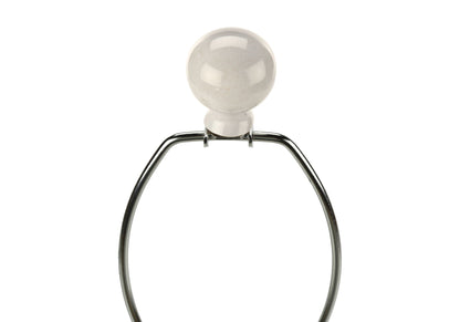 Contemporary Ceramic Table Lamp with 3-Way Switch - Cream