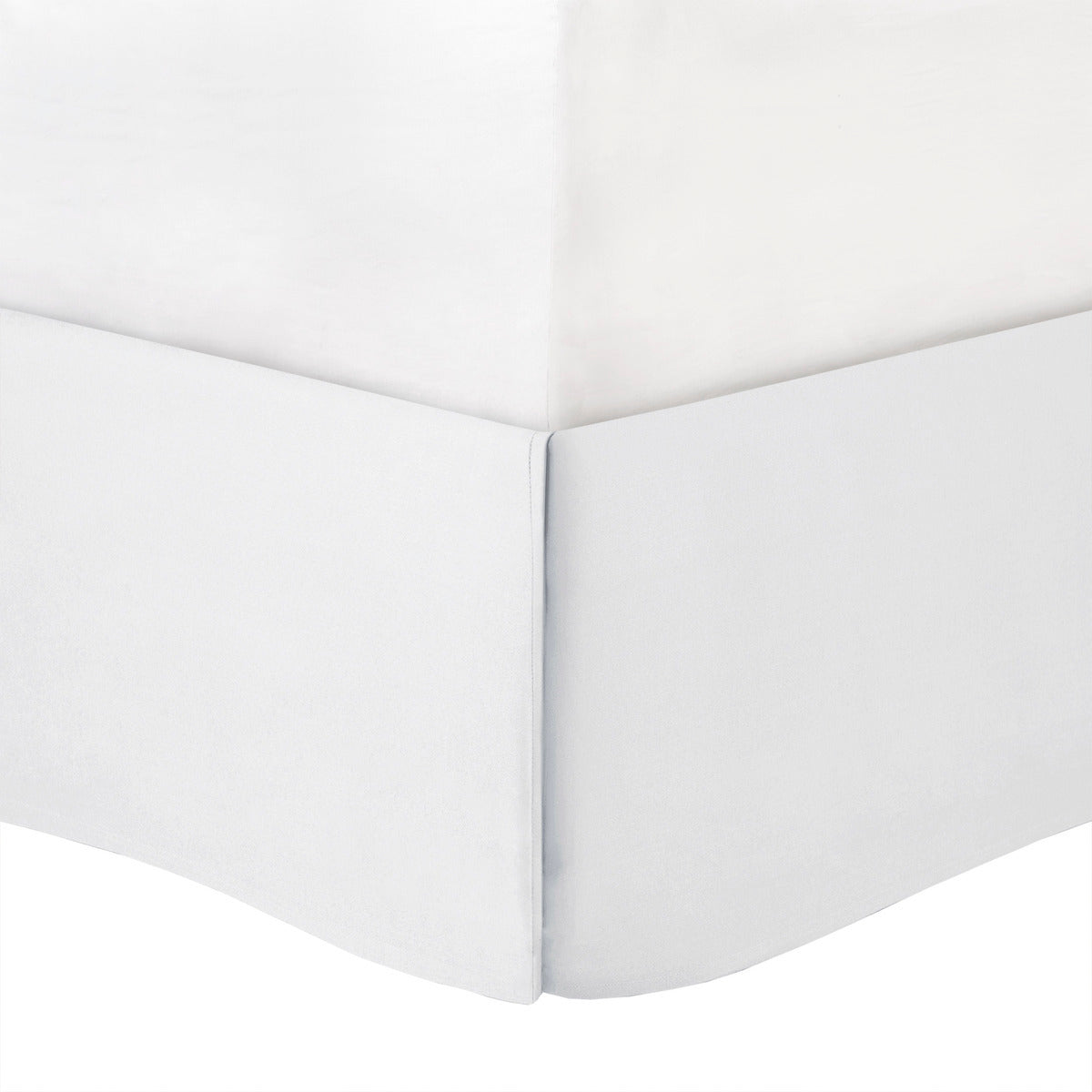7 Piece Tufted Comforter Set with Hypoallergenic Filling - White