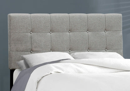 Transitional Upholstered Bed Frame with Tufted Fabric - Multiple Colors