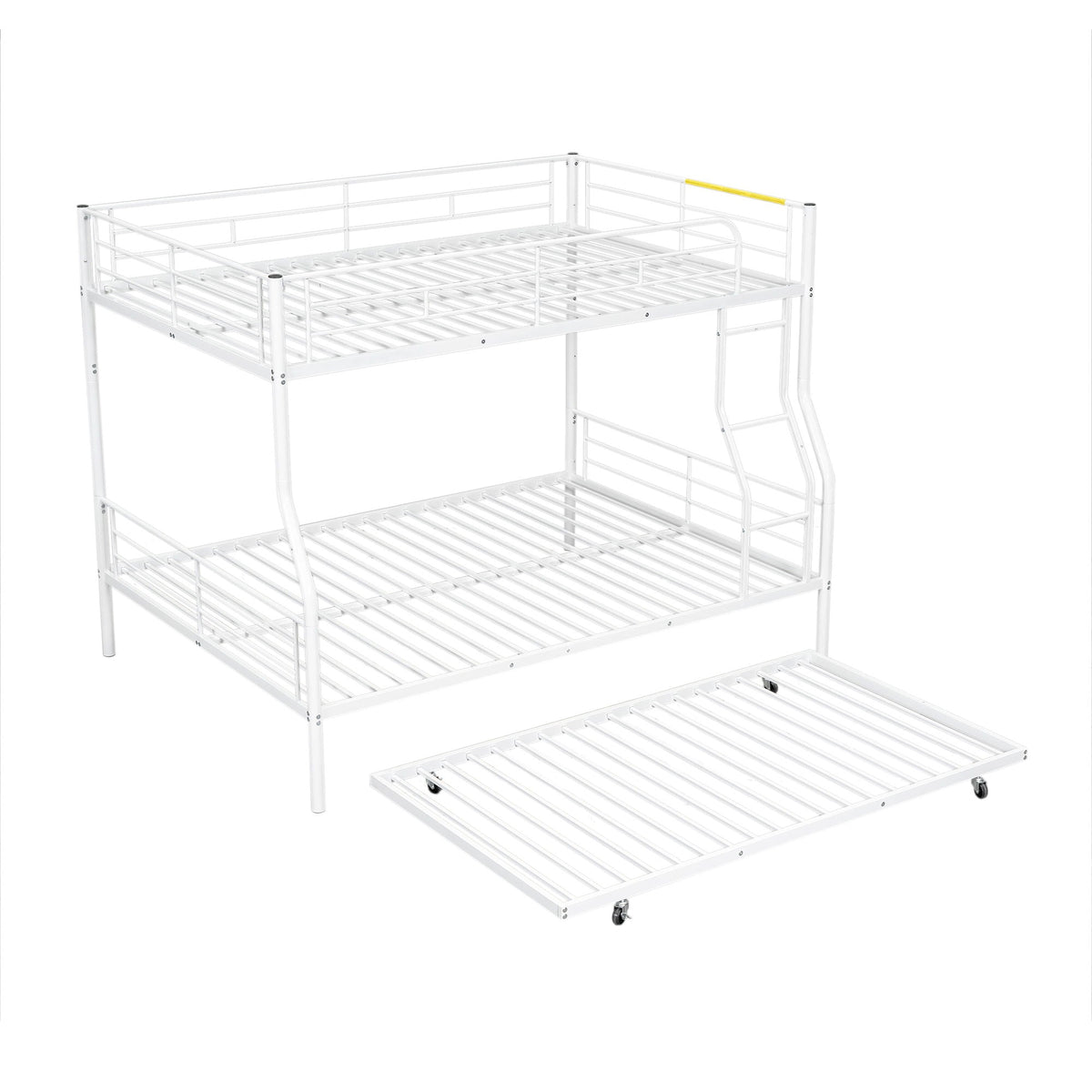 Steel Construction Bunk Bed with Convertible Design - Multiple Colors