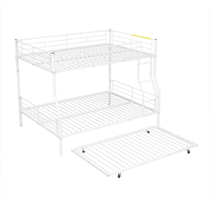 Steel Construction Bunk Bed with Convertible Design - Multiple Colors
