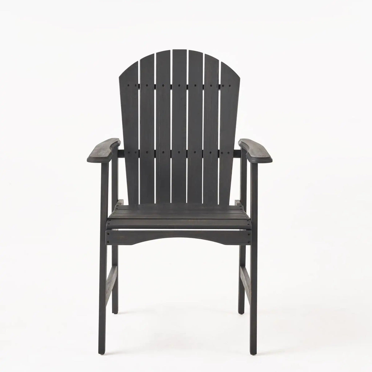 Weather Resistant Acacia Wood Adirondack Dining Chairs Set of 2 - Multiple Colors