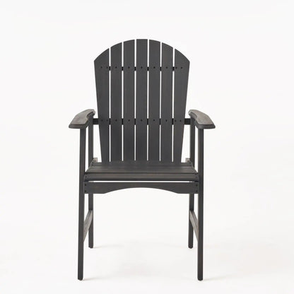 Weather Resistant Acacia Wood Adirondack Dining Chairs Set of 2 - Multiple Colors