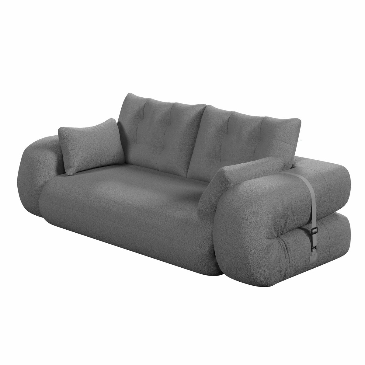 Multifunctional 3-in-1 Foldable Floor Sofa Bed with High-Density Foam - Fabric
