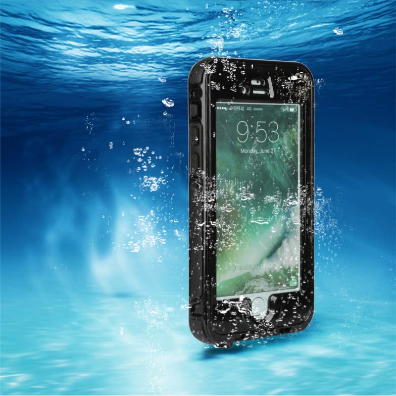 Rugged Water-proof Hybrid Full Cover Case For iPhone 7