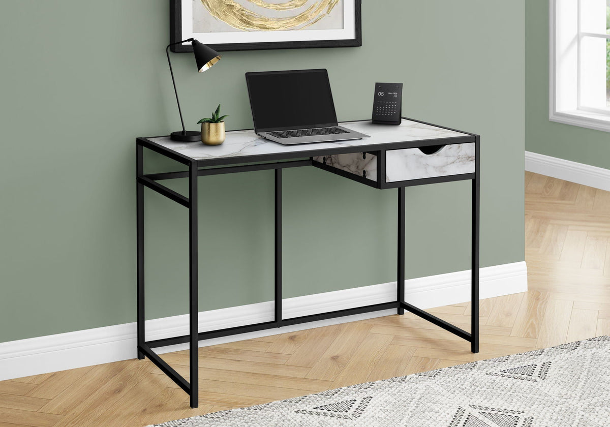 Modern Computer Desk with Storage Drawer - Multiple Colors