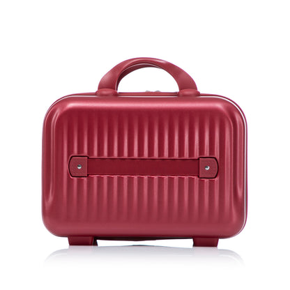 ABS Spinner Wheel Luggage Set with Combination Lock - Red