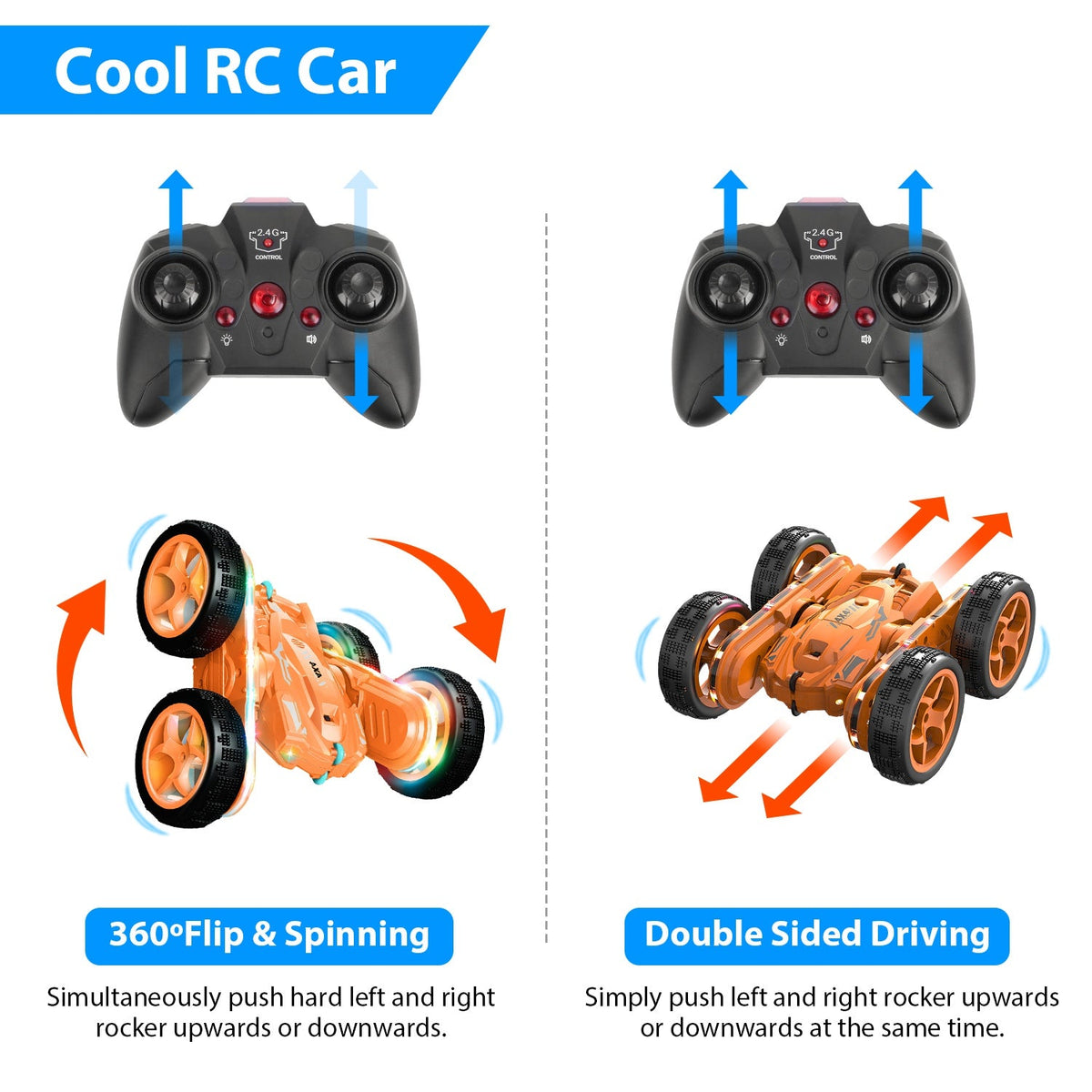 GBruno Kid Driving RC Stunt Car