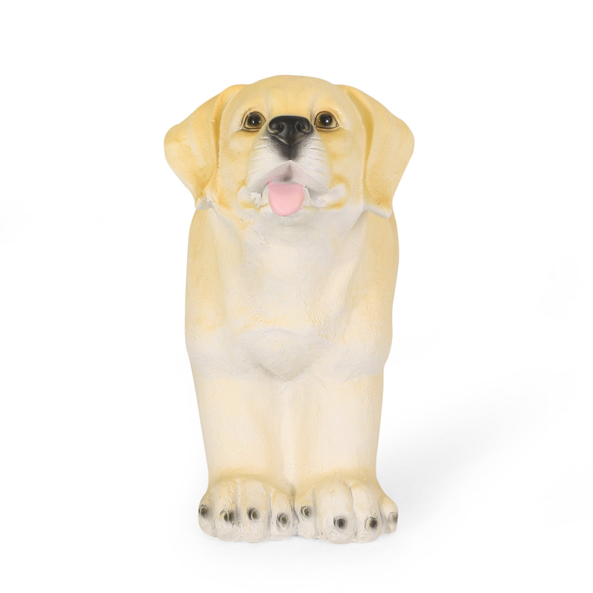 MGO Dog Bench with Labrador Design - Outdoor Light Brown