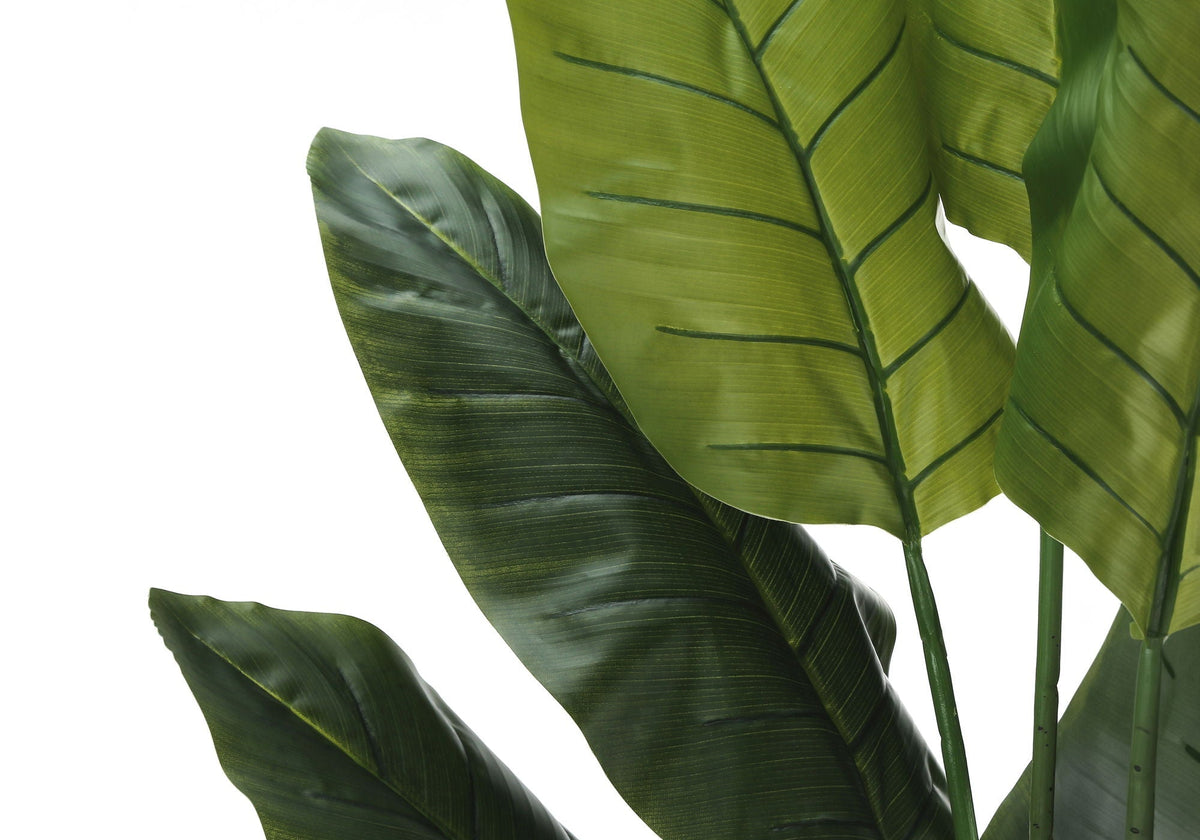 59" Tall Artificial Strelitzia Tree with Adjustable Leaves - Green