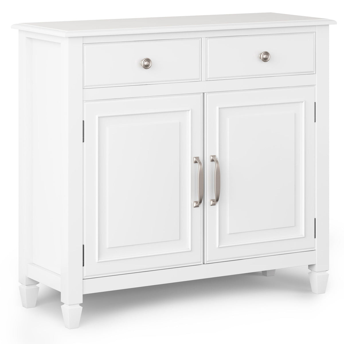 Connaught Handcrafted Entryway Storage Cabinet with Adjustable Shelves - Multiple Colors