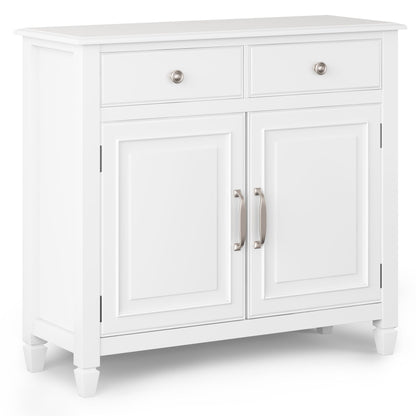 Connaught Handcrafted Entryway Storage Cabinet with Adjustable Shelves - Multiple Colors