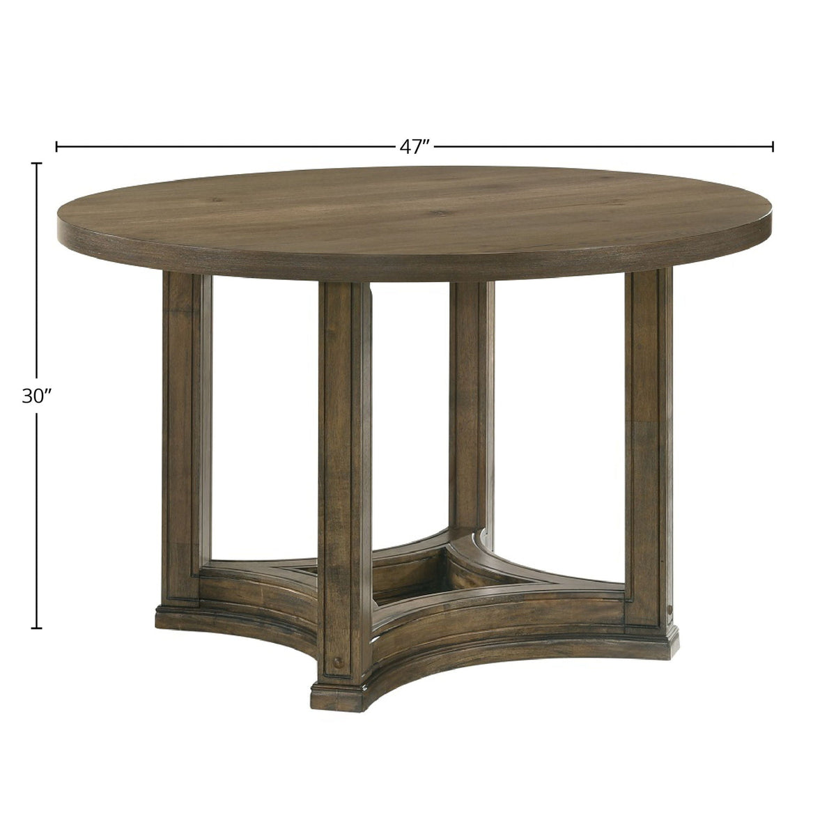 Light Brown Oak 5 Piece Dining Room Set with Cushioned Chairs