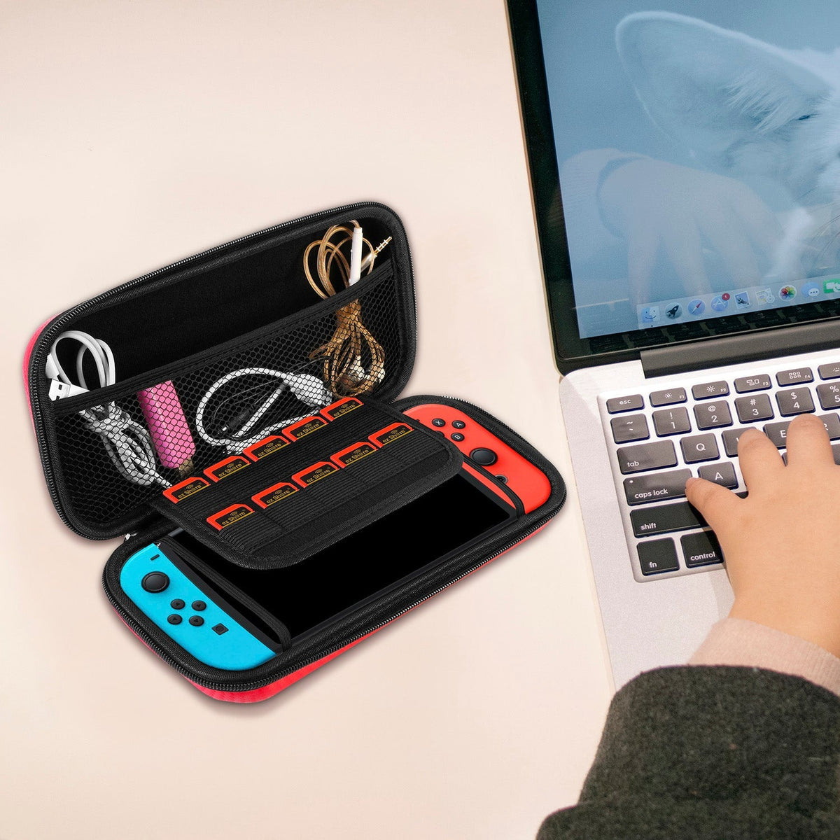 Portable Carry Case for Nintendo Switch Console Protective Hard EVA Case Shell Pouch