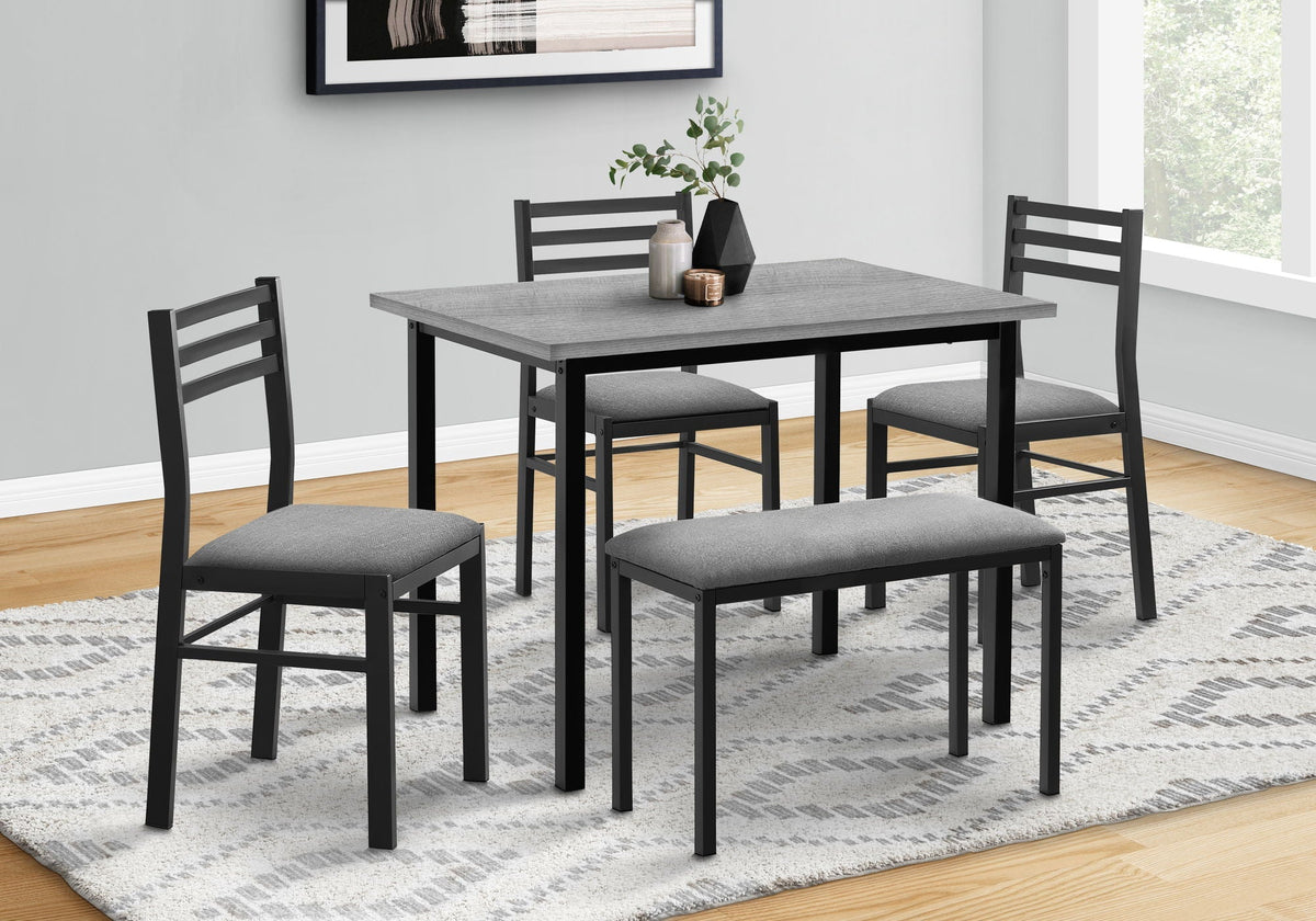 Contemporary 5-Piece Rectangular Dining Set - Small