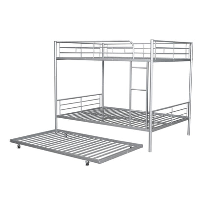 Steel Construction Bunk Bed with Convertible Design - Multiple Colors