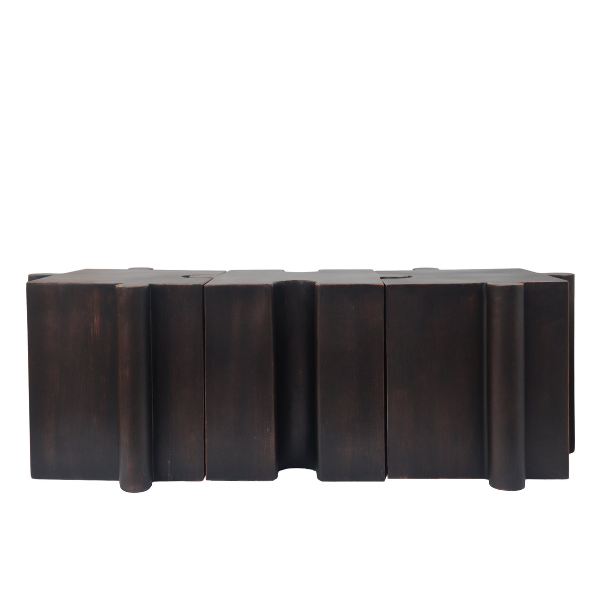 3-Piece Artistic Puzzle Coffee Table Set