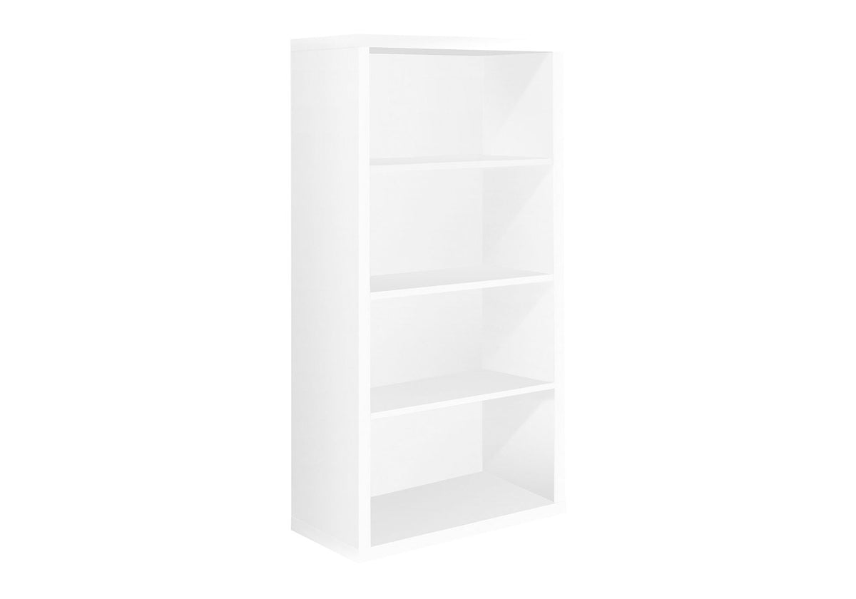 5 Tier Modern Bookcase with Adjustable Shelves - Multiple Colors