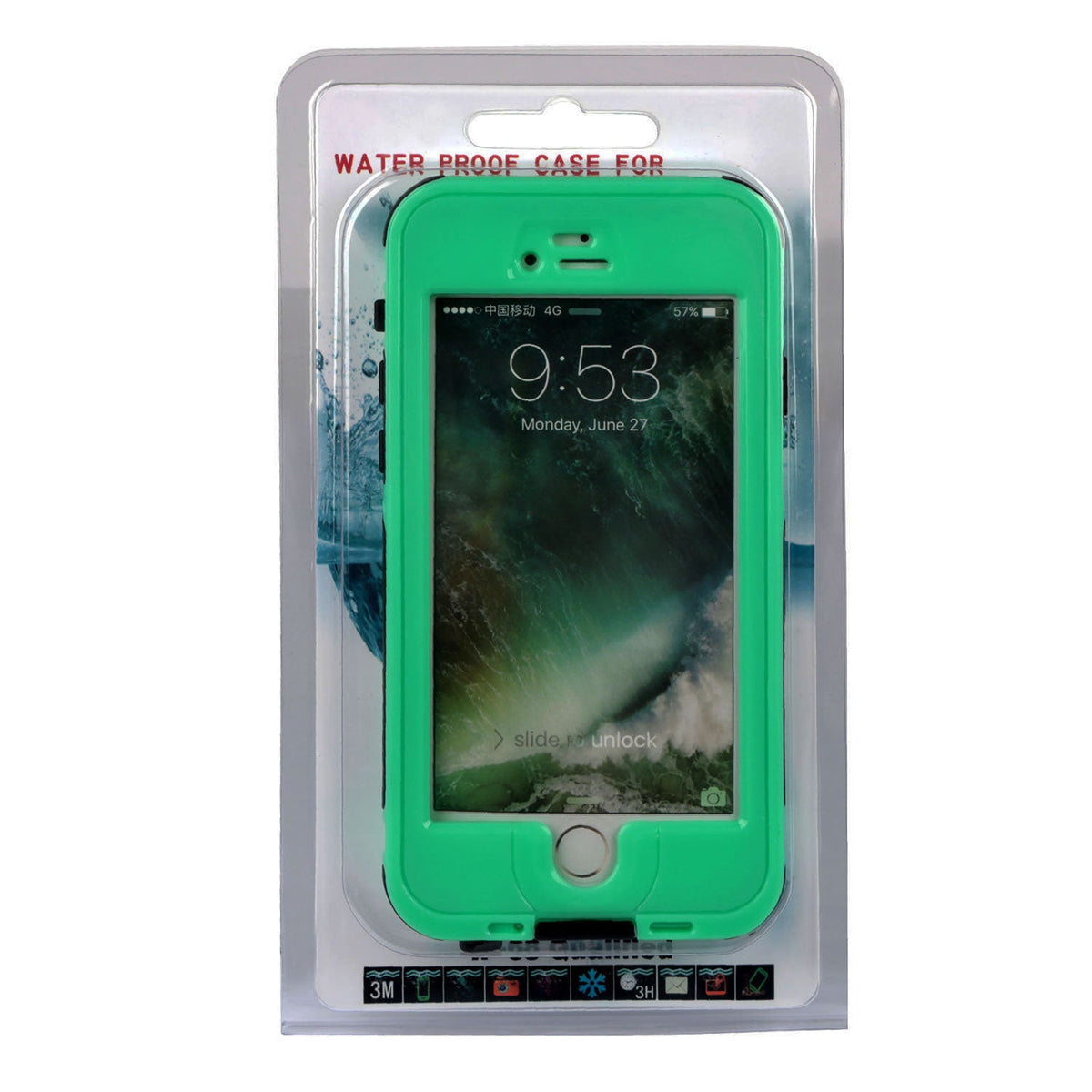 Rugged Water-proof Hybrid Full Cover Case For iPhone 7 Plus