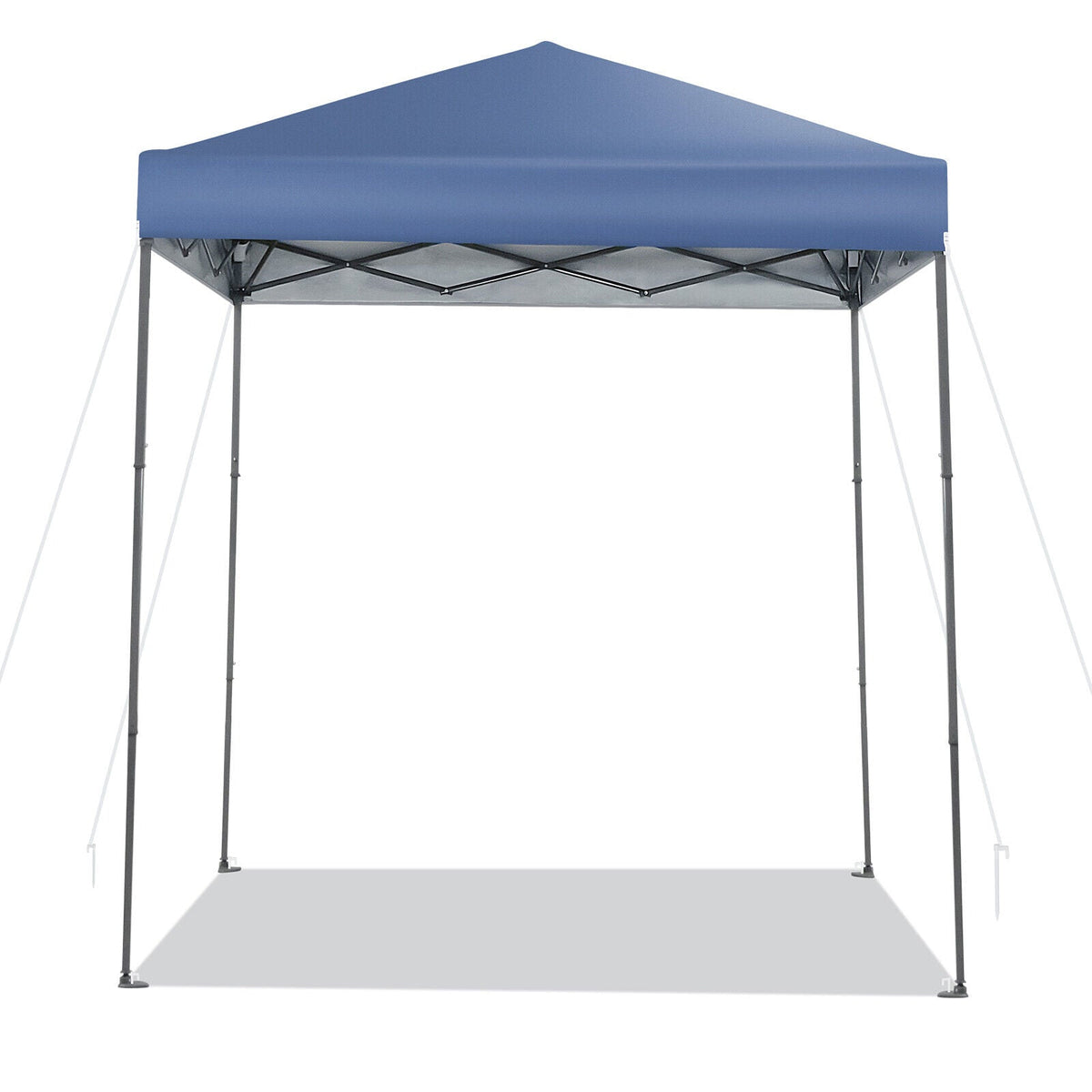 6.6 x 6.6 Feet Outdoor Pop-up Canopy Tent with UPF 50+ Sun Protection