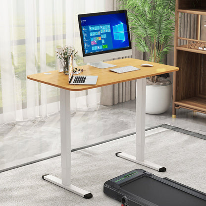Electric Standing Desk Adjustable Stand up Computer Desk Anti-collision