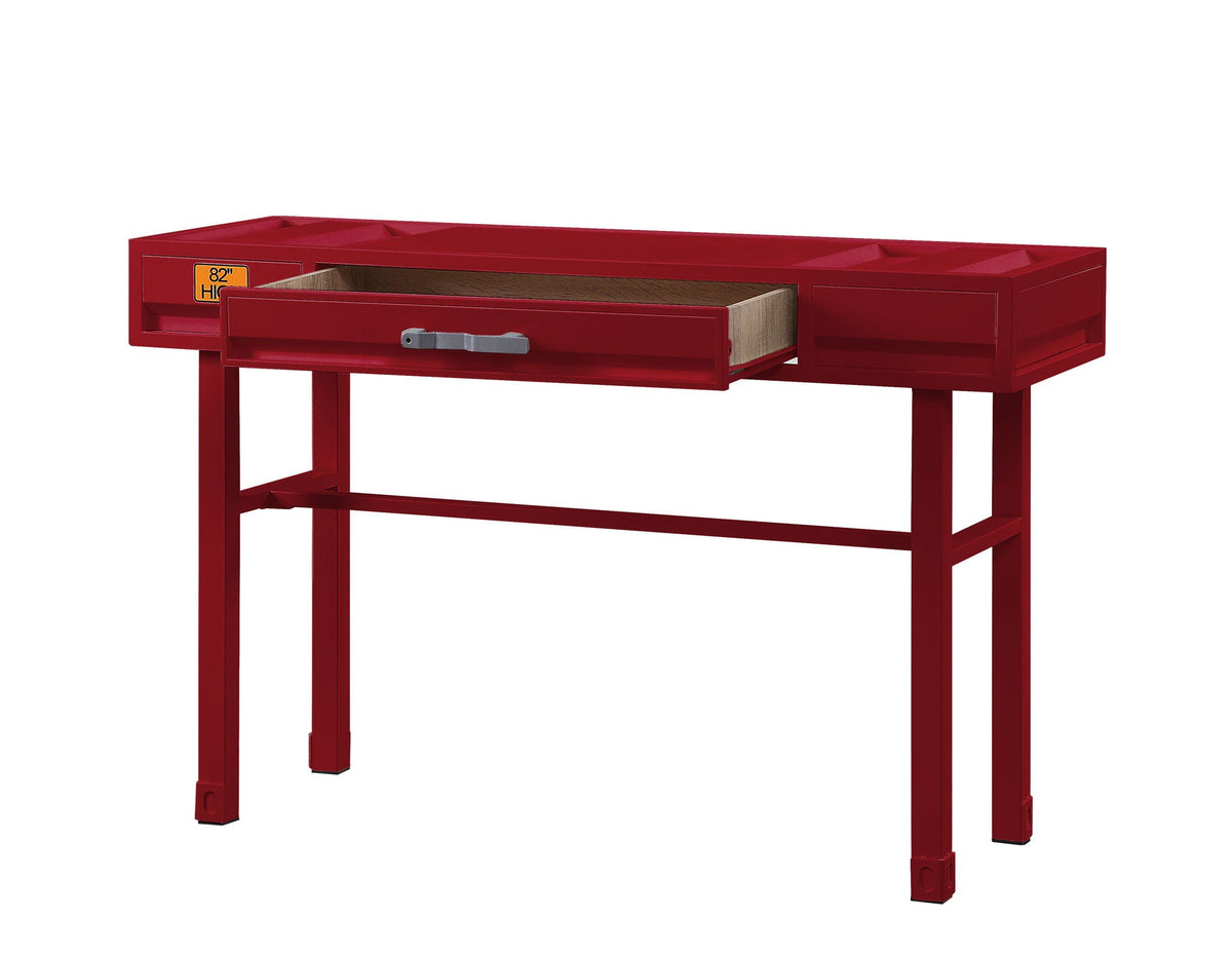 Cargo Vanity Desk with Functional Storage - Multiple Colors