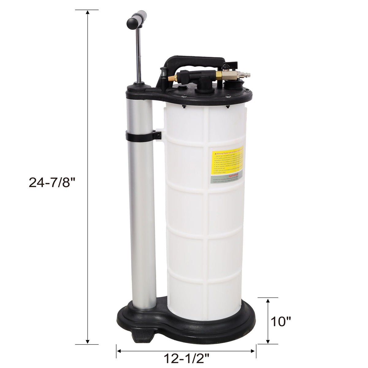 Pneumatic Manual Oil Extractor Pump with Efficient Removal - White