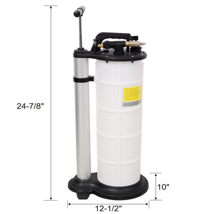 Pneumatic Manual Oil Extractor Pump with Efficient Removal - White