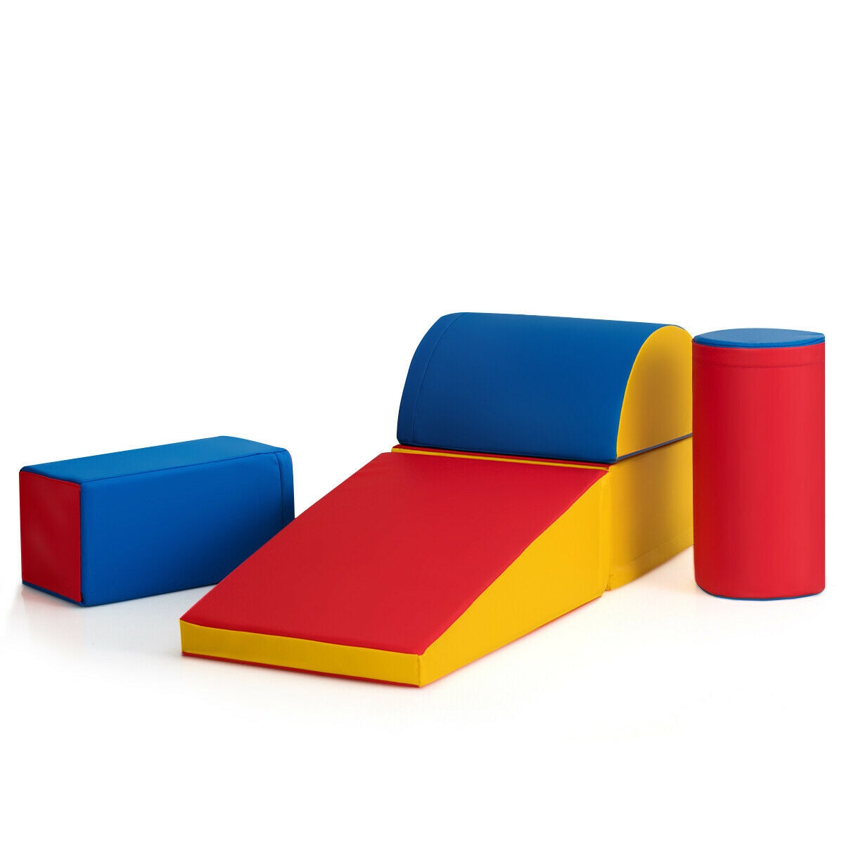 5-Piece Set Climb Activity Play Safe Foam Blocks-Red