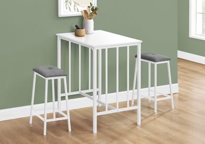 3 Piece Dining Set - Counter Height, Rectangular, Small, Contemporary & Modern