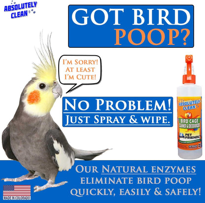 Bird Cage Cleaner and Deodorizer