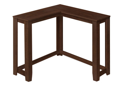 Corner Accent Console Table with Two Tiers - Cherry