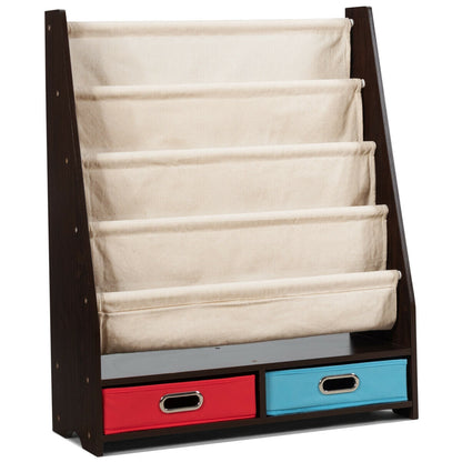 Kids Book and Toys Organizer Shelves