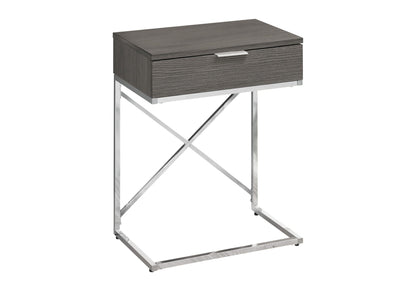 Accent Side Table with Storage Drawer - Contemporary Design