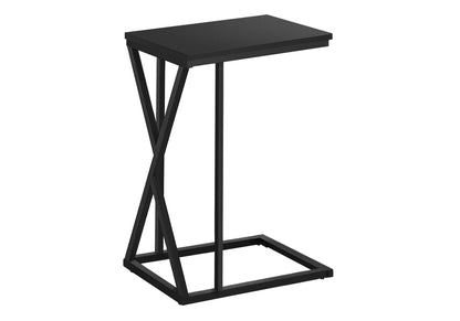 C-Shaped Accent Table with Sliding Base - Multiple Colors