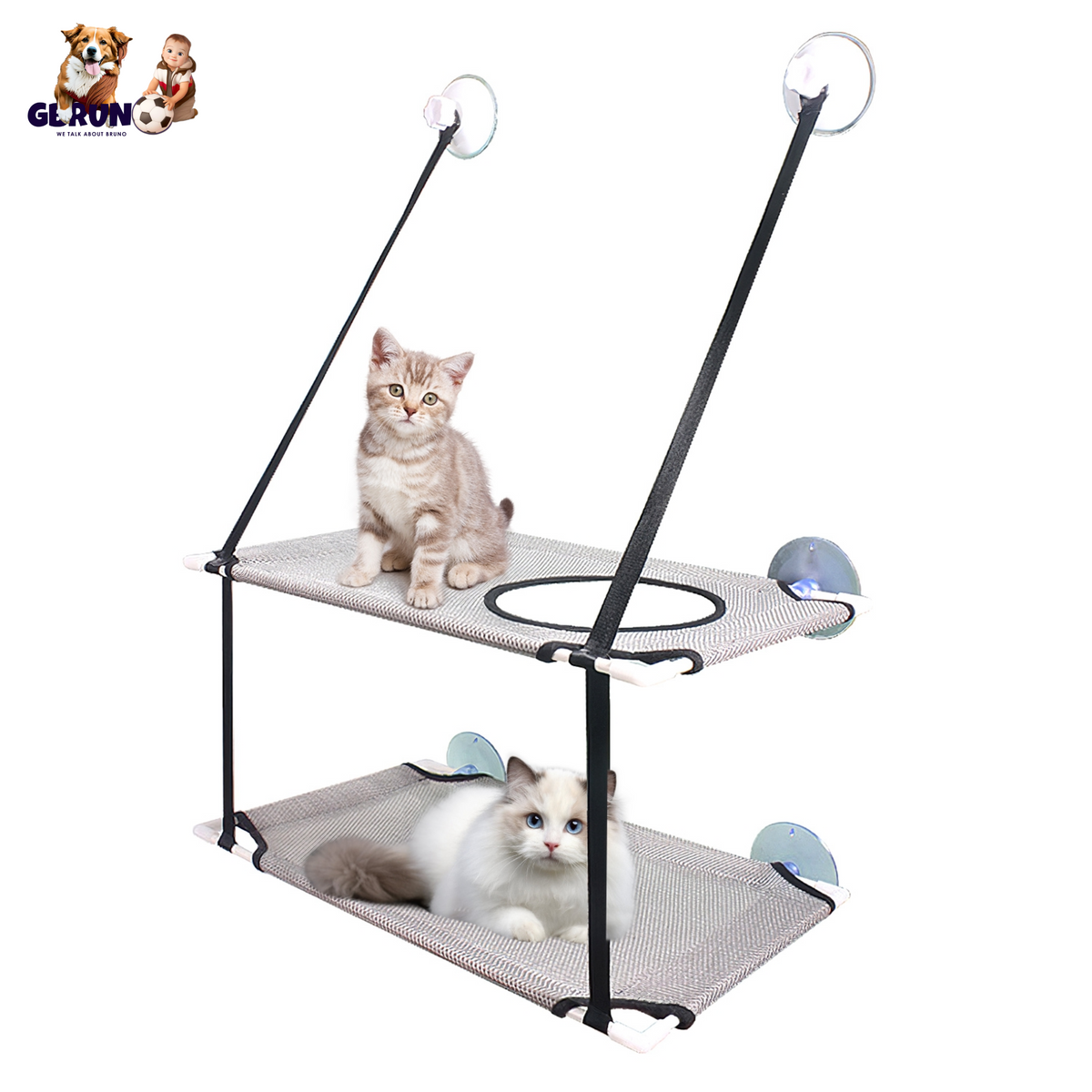 GBruno Indoor Window Hammock for Cat