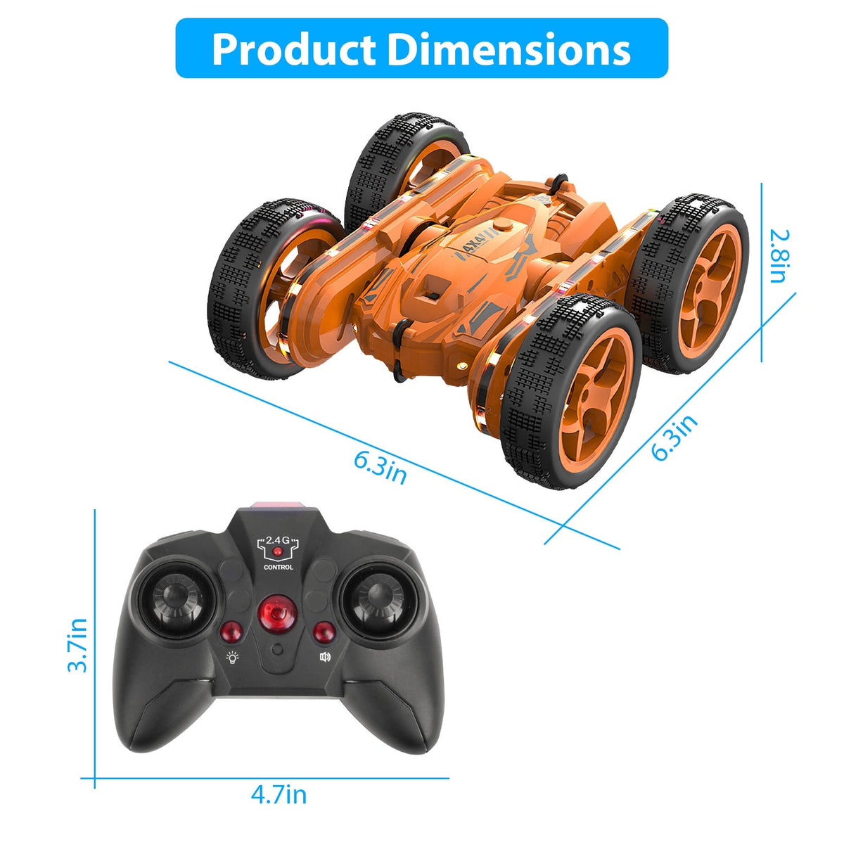 GBruno Kid Driving RC Stunt Car