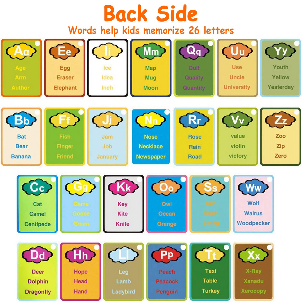GBruno Alphabet Water Coloring Cards