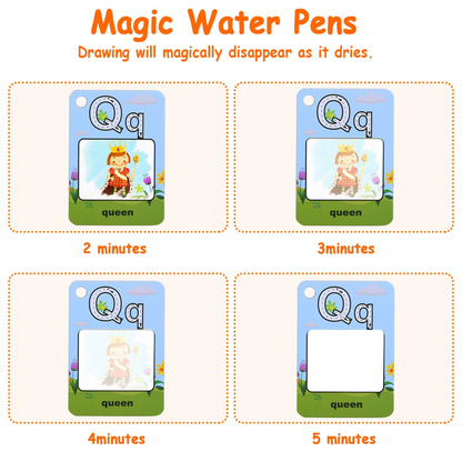 GBruno Alphabet Water Coloring Cards