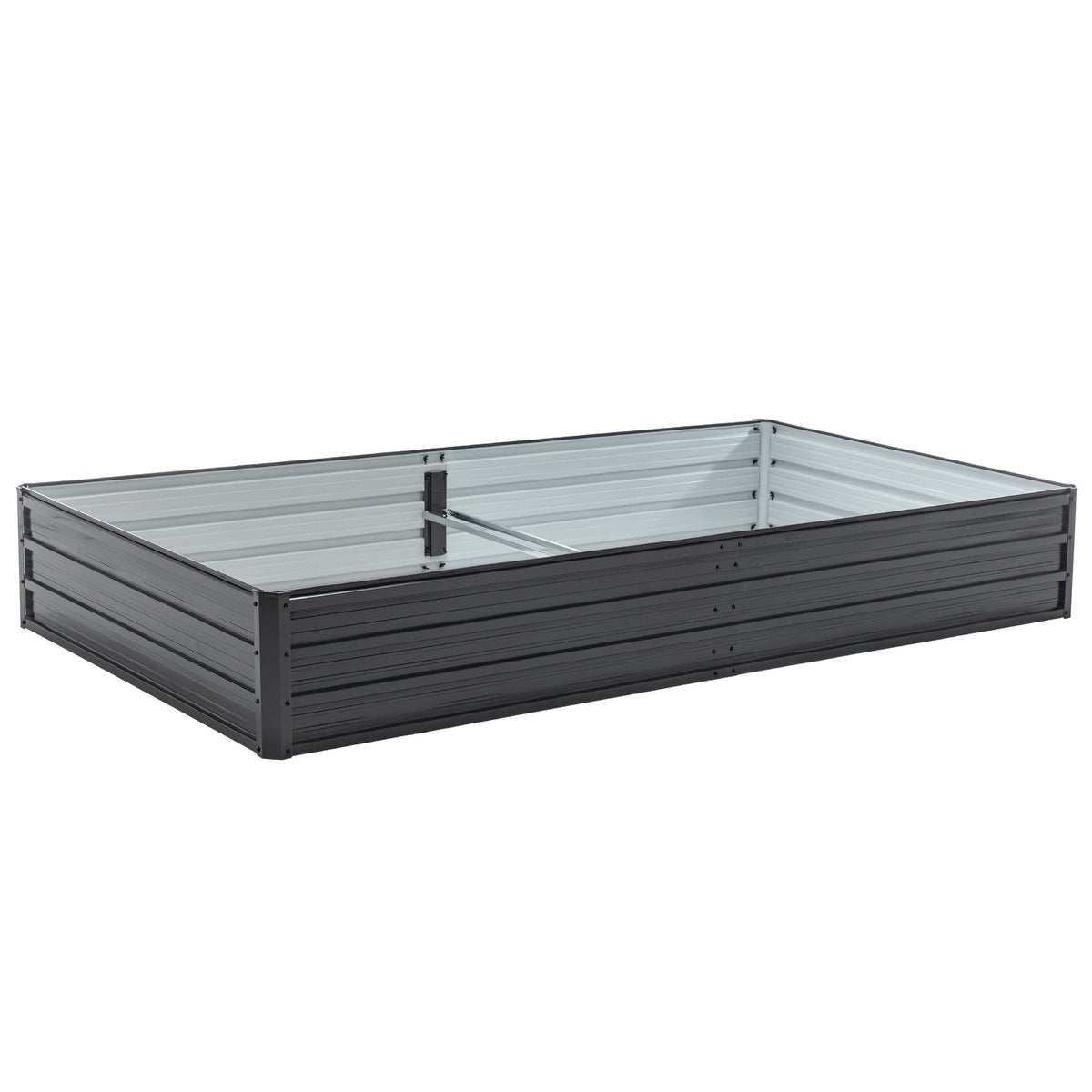 Galvanized Raised Garden Bed with Durable Metal Construction - Outdoor