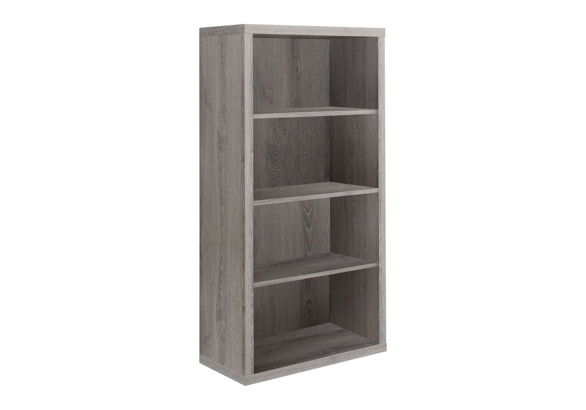5 Tier Modern Bookcase with Adjustable Shelves - Multiple Colors