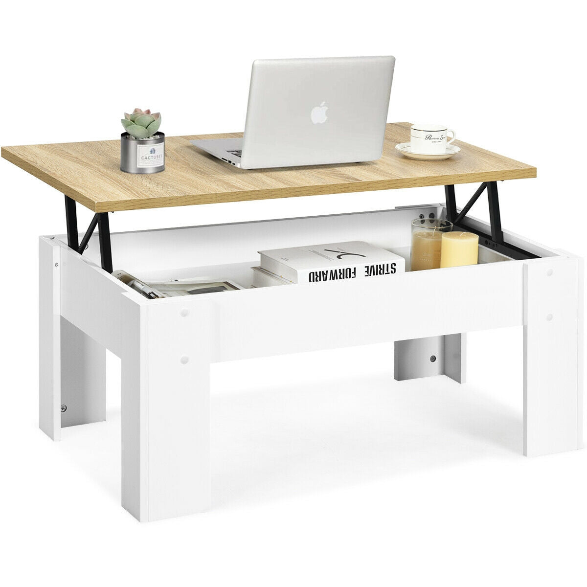 Lift Top Coffee Pop-UP Cocktail Table