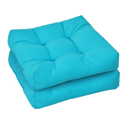 21 Inch x 21 Inch Patio Chair Seat Cushion Pads for Indoor and Outdoor