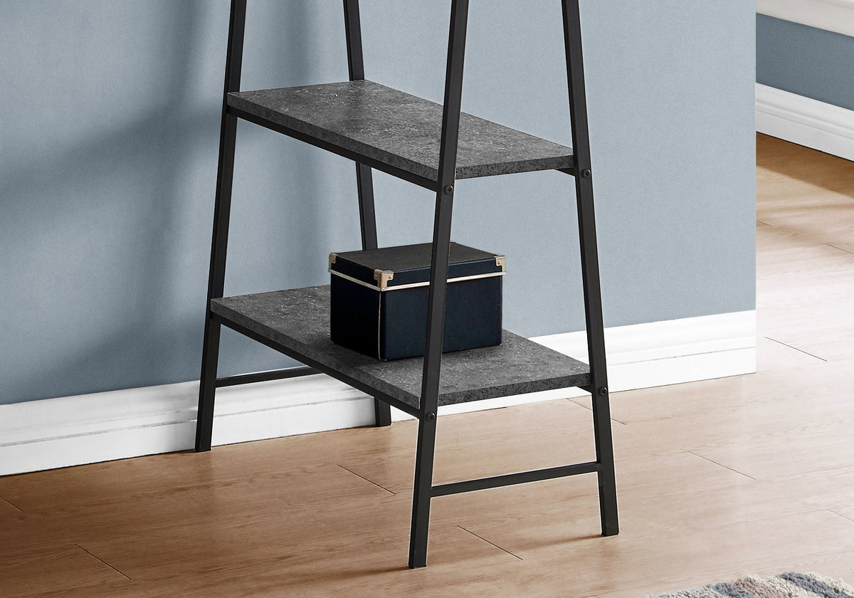 Industrial Computer Desk with Storage Shelves - Multiple Colors