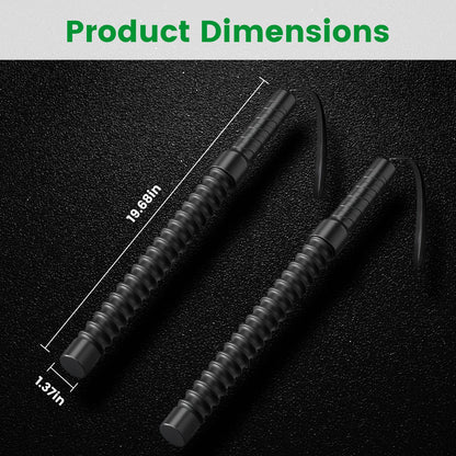 1Pair Ropeless Battle Ropes for Home Portable Compact Workout Exercise Training Battle Rope With Waist Strap for Women Men Strength Training Spring Ba