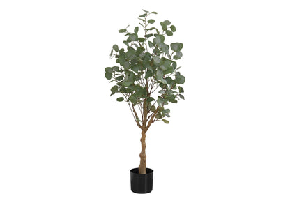 46" Tall Artificial Eucalyptus Tree with Realistic Green Leaves - Green