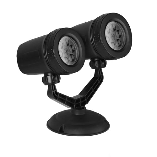 Christmas Snowflake Projector Light – Dual-Head LED, IP44 Waterproof