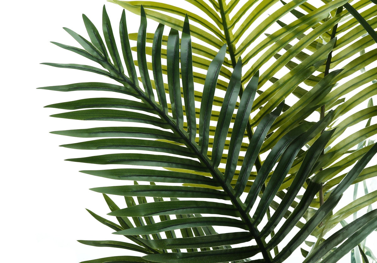 57-Inch Artificial Palm Tree with Real-Touch Leaves - Green